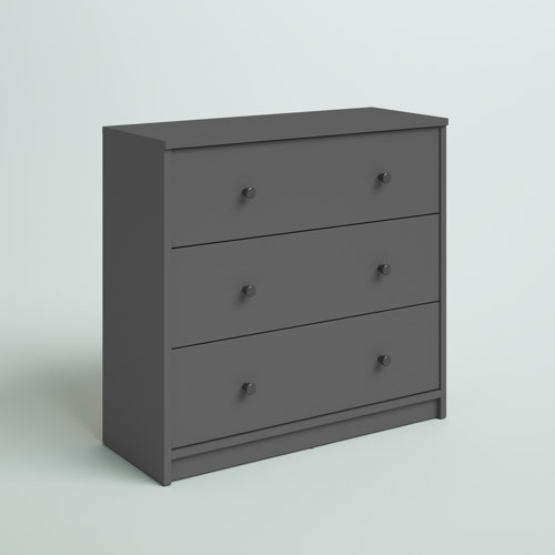 Zipcode Design™ Guilford 3 Drawer Dresser & Reviews Wayfair